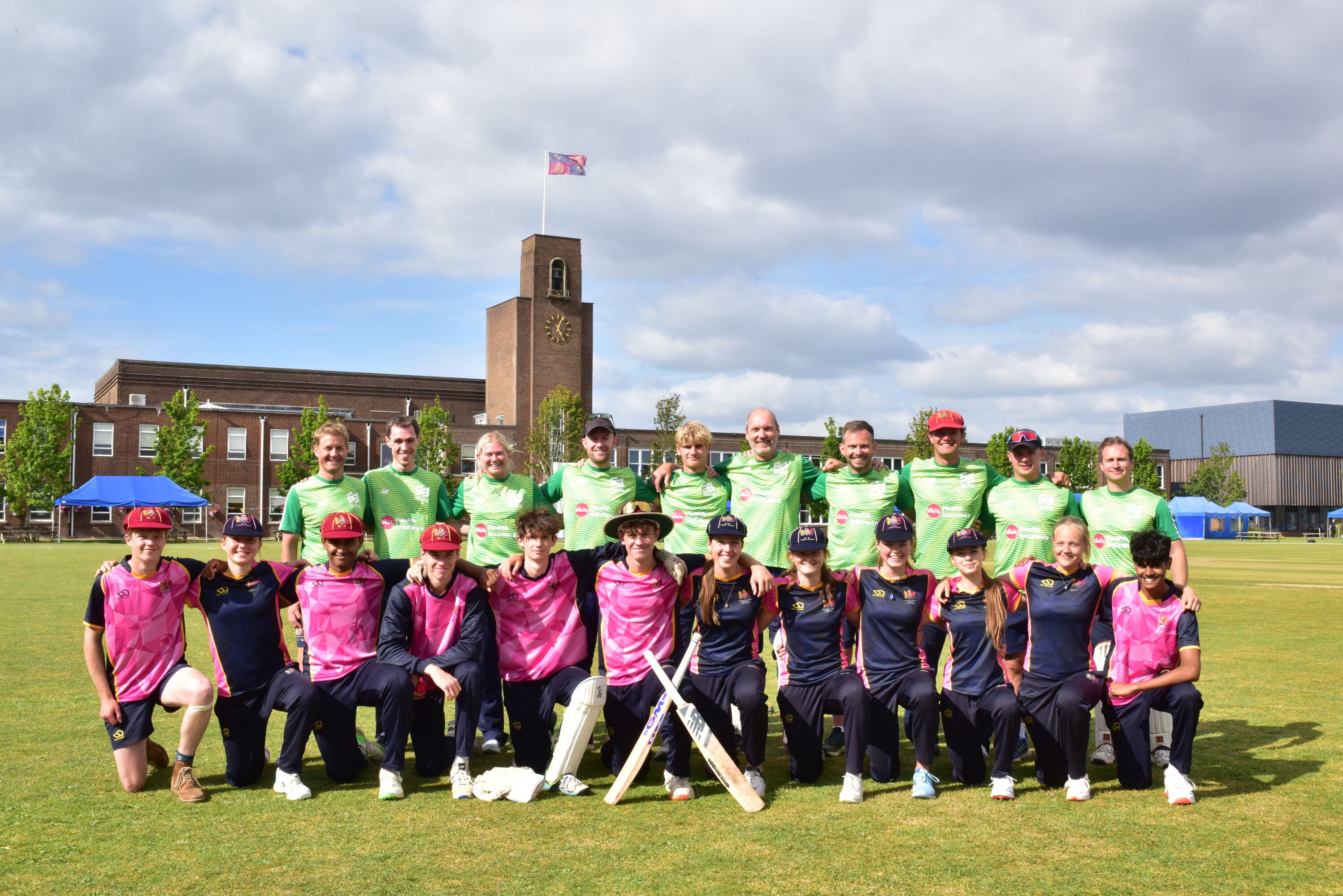 Staff v student cricket