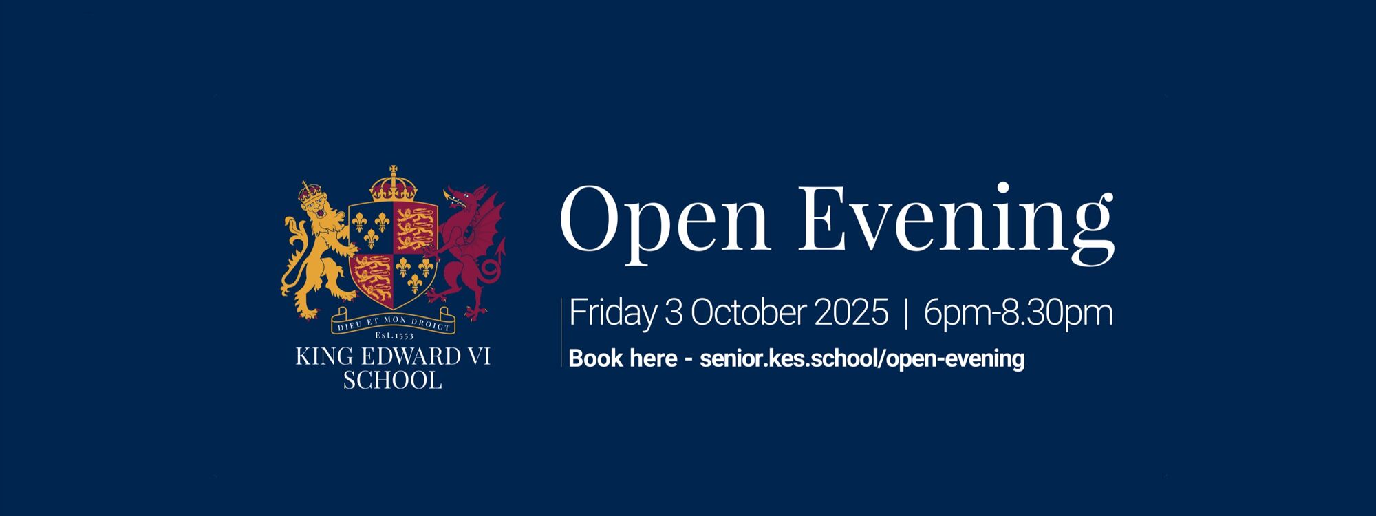 KES Open Evening Banner 2025 CALLOUT 1 banner